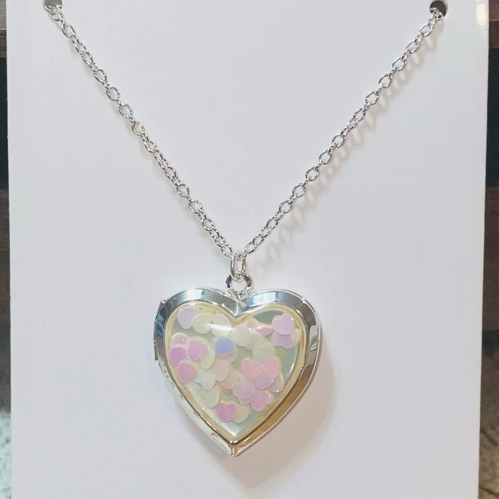 Best Friends Forever Necklace Set - Pink‎ and White